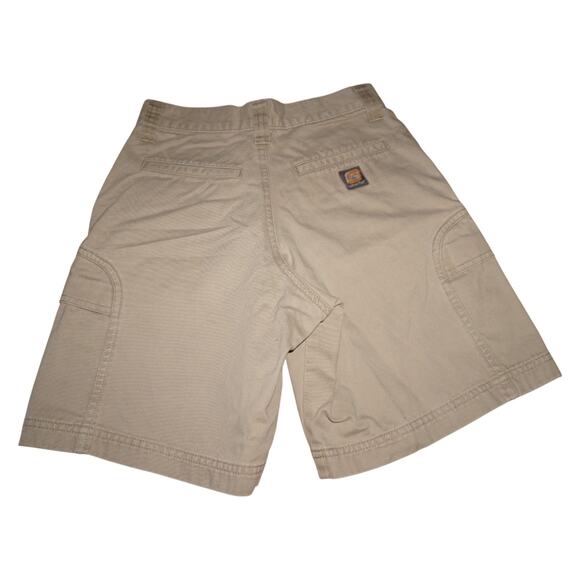 Vintage Levi’s Silvertab Khaki Carpenter Shorts Size 8 XS Y2K Streetwear Utility - Picture 2 of 9